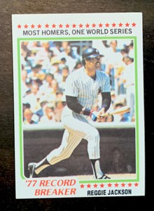 1978 Topps Reggie Jackson New York Yankees #7