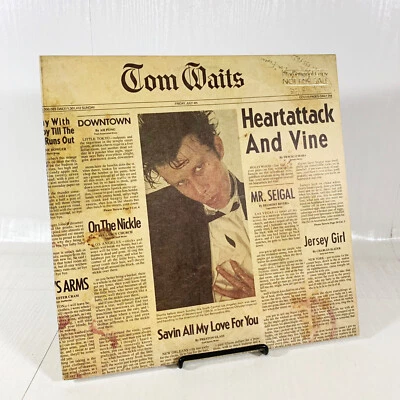 [Promo] Tom Waits - Heartattack And Vine (LP Vinyl Record) VG+/VG+ | 6E-295 - Image 1 of 4