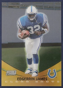 1999 Stadium Club Chrome Clear Shots #2 Edgerrin James NMMT+ - Bild 1 von 2