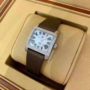 Michele MW2 Ladies Mother of Pearl Dial Diamond Bezel - Steel - Picture 1 of 1
