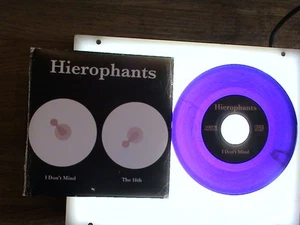 Hierophants ~ I Don't Mind b/w The 16th New Purple Vinyl OOP Goner - Imagen 1 de 2