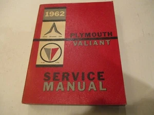 1962 Plymouth and 1962 Valiant original service manual, nice! - Picture 1 of 4