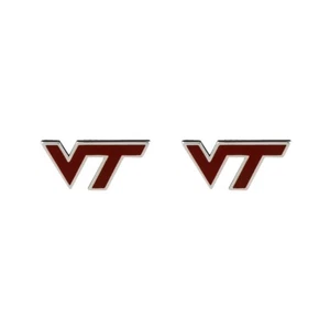 Virginia Tech Ohrstecker Burgund Logo von Sandol - Bild 1 von 1