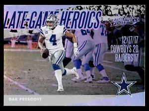 2018 Panini Absolute #LGH-DP Dak Prescott spätes Spiel Heroics Spektrum Refraktor - Bild 1 von 2