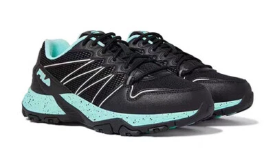 FILA Para Mujer QUADRIX Trail Running Zapatos Tenis Negro/Gris EE. UU. Talla 6-10 Foto 1 de 4