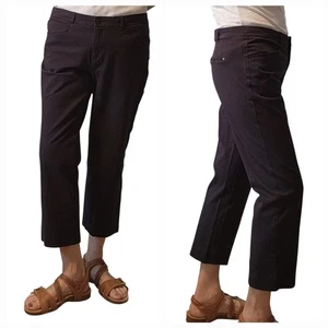 Banana Republic Cropped gerades Bein Chino Hose Gr. 14 schwarz, dehnbar - Bild 1 von 12