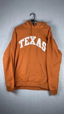 Texas Longhorns Hoodie Mens Large Burnt Orange Red Oak Pullover Sweatshirt - Image 1 of 4
