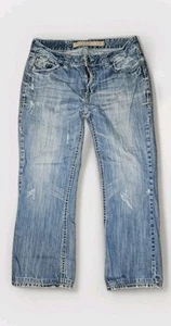 Rock & Roll Cowboy Blue Denim Jeans Men's Size 38x34 Pistol Straight - Picture 1 of 23