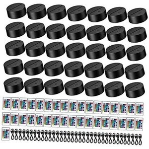 35 Pack 3D LED Light Base 16 Colors Night LED Lamp Acrylic Light Base with - Picture 1 of 7