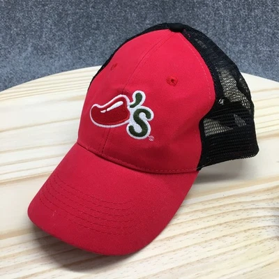 Sombrero de camionero Chilli's Image Solutions para hombre rojo sistema operativo logotipo bordado ajustable Foto 1 de 4