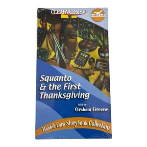 Squanto & The First Thanksgiving - Sealed Rabbit Ears VHS - by Graham Greene - Picture 1 of 2