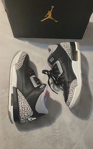 Jordan 3 Retro OG Black Cement 2018 Lightly Worn 854261-001 Gr.7y 7M 8.5W OG Box - Bild 1 von 24