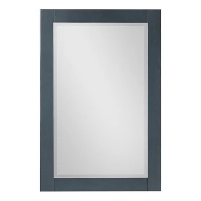 Maribella 24" Rectangular Bathroom Wood Framed Wall Mirror in White - Image 1 of 4