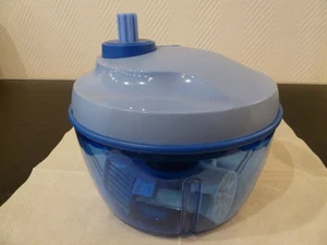 TUPPERWARE  QUICK-CHEF Küchenmaschine Zerkleinerer Rührer 1,3 Liter Blau - Bild 1 von 5