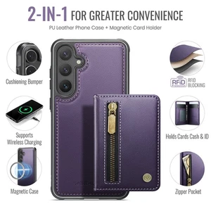 Magnetic Wallet PU Leather Case Cover for Samsung Galaxy S25 FE S25 Edge Ultra - Bild 1 von 17