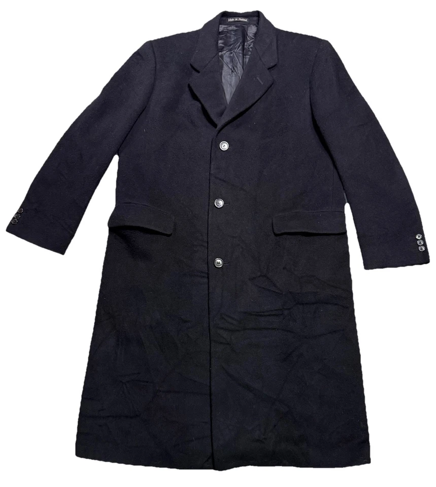 Hammersley Wool Cashmere Blend Overcoat Made in England 44R - Image 1 of 4