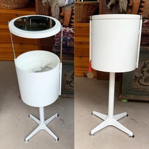 Bremshey Kosmetikständer Tischchen Beistelltisch Weiß 60er Panton Ära vintage - Bild 1 von 9