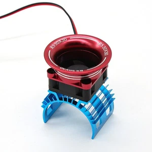 HSP 1/10 Scale Motor Heat Sink with Fan - Compatible with 540/550 Brushed - Picture 1 of 11