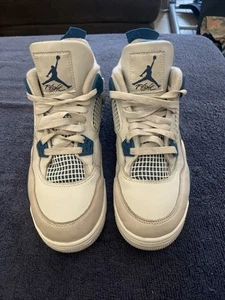 Jordan 4 Retro Military Blue Size 7y - Picture 1 of 17