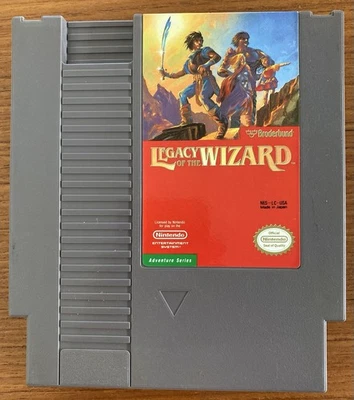 NES ~ LEGACY OF THE WIZARD ~ Nintendo Game NES-LC-USA Game Cart Only NTSC - Image 1 of 4