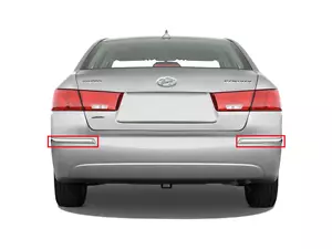 Rear Bumper Chrome Molding Trim Right & Left Sonata 2009-2010 OEM Set of 4 - Bild 1 von 7