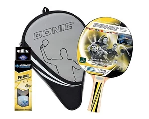 Donic Top Team 500 Player Set Table Tennis Bat Yellow 87 grams All Rounder - Picture 1 of 4
