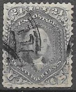 USA 24c Washington gray Scott #78b nice used stamp read description see scans