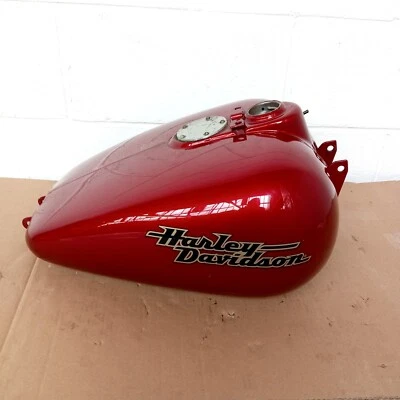 Harley Davidson FXD Dyna Super Glide FXDX Fuel Tank Lazer Red 61267-98 / 98NA - Image 1 of 4