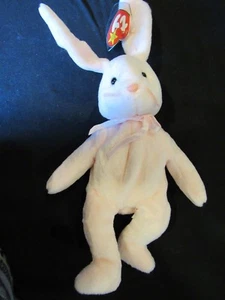 Rare Retired TY Beanie Babies Hoppity with Errors PE Pellets - Picture 1 of 5