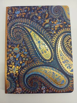 Punch Studio Gold Embellished Purple Paisley  Lined Writing Journal - Image 1 of 4