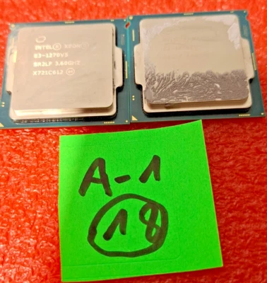 LOT OF 2 Intel Xeon E3-1270 v5 SR2LF 3.60GHz 8MB Quad Core LGA1151 CPU - Image 1 of 2