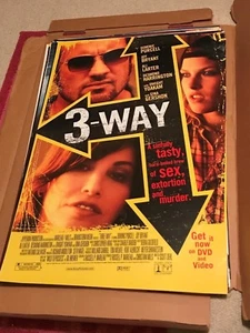 3 WAY - MOVIE POSTER 27 X 40 B2 NEW - Picture 1 of 1