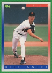 Bill Swift - 1992 Classic II #T33 - San Francisco Giants Baseball Card