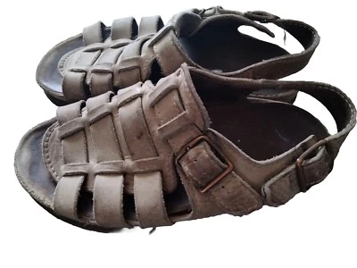 Sandalias Dr Martens vintage años 90 para hombre 10 cuero EE. UU. pescador hechas en Inglaterra Foto 1 de 4