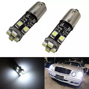 Xenon White Error Free 64132 H6W LED Bulbs For Audi Mercedes Parking Lights - Picture 1 of 8