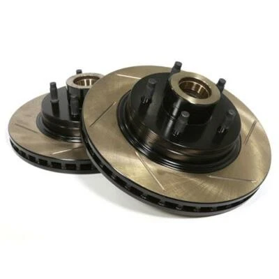 84-93 MUSTANG STOP TECH FRONT BRAKE ROTORS 11" 5 LUG SLOTTED STREET OUTLAW SALE! - Image 1 of 4