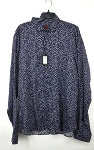 Jared Lang After Hours Mens Long Sleeve Slim Fit Shirt Dice Button Up Shirt XL - Picture 1 of 8