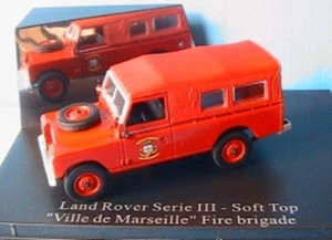 Land Rover Serie III Soft Top Firefighter Marseille 1/43 Universal Hobbies 1523 - Picture 1 of 1