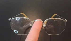 VINTAGE BAUSCH & LOMB GLASSES SIGNED B&L 1/10 12K GF GOLD FILLED Gatsby Style - Picture 1 of 11
