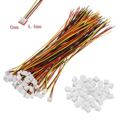 ✅ 3Pin ZH 1.5mm 1,5mm Mini Micro JST Stecker 15cm Kabel 26AWG + Buchse 1 2 3 4 5 - Bild 1 von 4