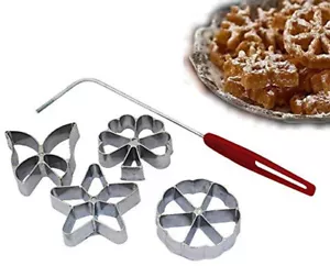Traditionelle Teigform Hworost Waffeleisen Waffelbäckerei Spreewaldschleifen Set - Bild 1 von 11