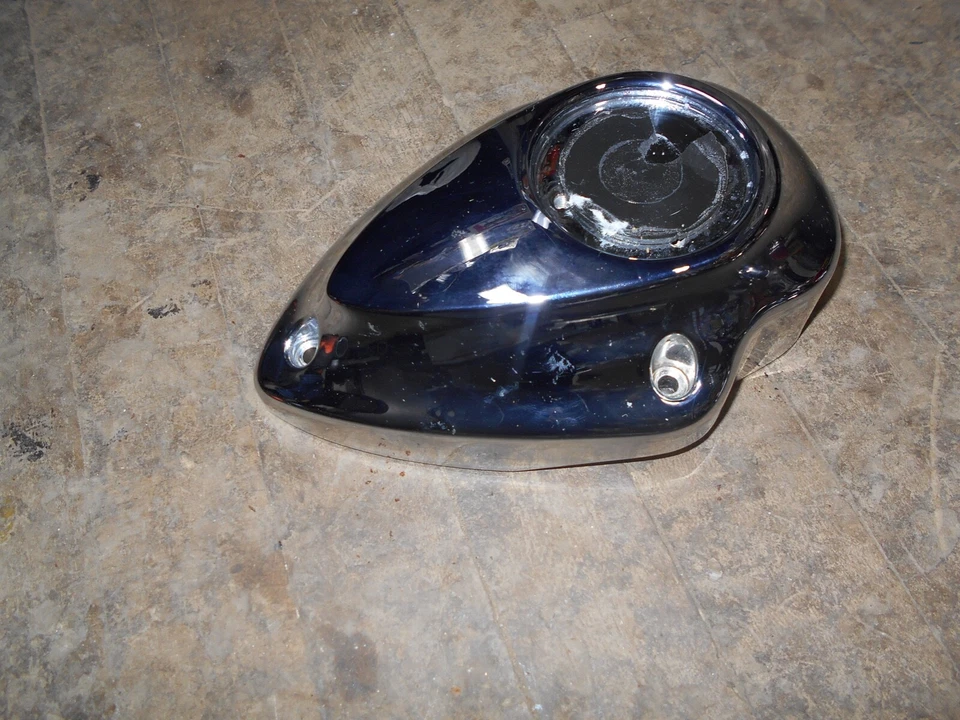 Indian Chief Chieftain Roadmaster & Springfield cromo motor derecho y cala de bocina Foto 1 de 4