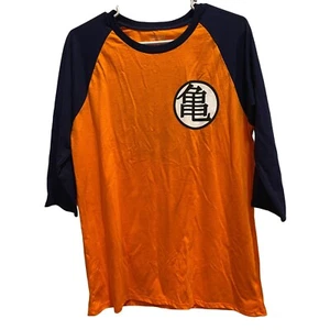 Dragon Ball Z Baseball style Medium Shirt, Kame Turtle, Orange with Black Trim - Picture 1 of 5