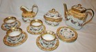 SERVICE THE CAFE PORCELAINE PARIS NAPOLEON III 19ème siècle  antique coffee set