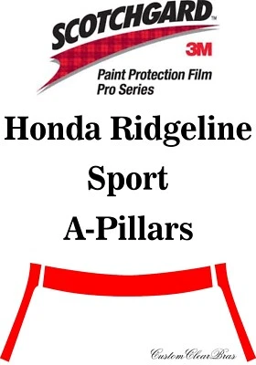 3M Paint Protection Film Pro Series Clear Bra 2024 2025 Honda Ridgeline Sport - Image 1 of 3