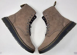 Dr Martens Stiefel Herren 14 Braun Crewson Nubukleder Schnürschuhe Docs - Bild 1 von 8