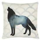 Gray Wolf Throw Pillow Cover Modern Decorative Square Couch Sofa Cushion Case