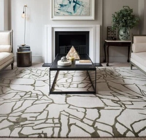 Tracery Teppich getuftet modern Wolle Vorleger 5x8, 6x9 Fuß für Wohnzimmer - Bild 1 von 8