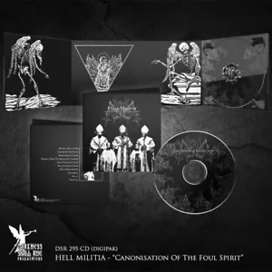 HELL MILITIA – Canonisation Of The Foul Spirit, DigiCD mayhem aosoth mütiilation - Bild 1 von 1