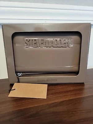 STEVE MADDEN~CARTERA~ PULSERA/EN CAJA/SETA~¡Nuevo! Foto 1 de 4